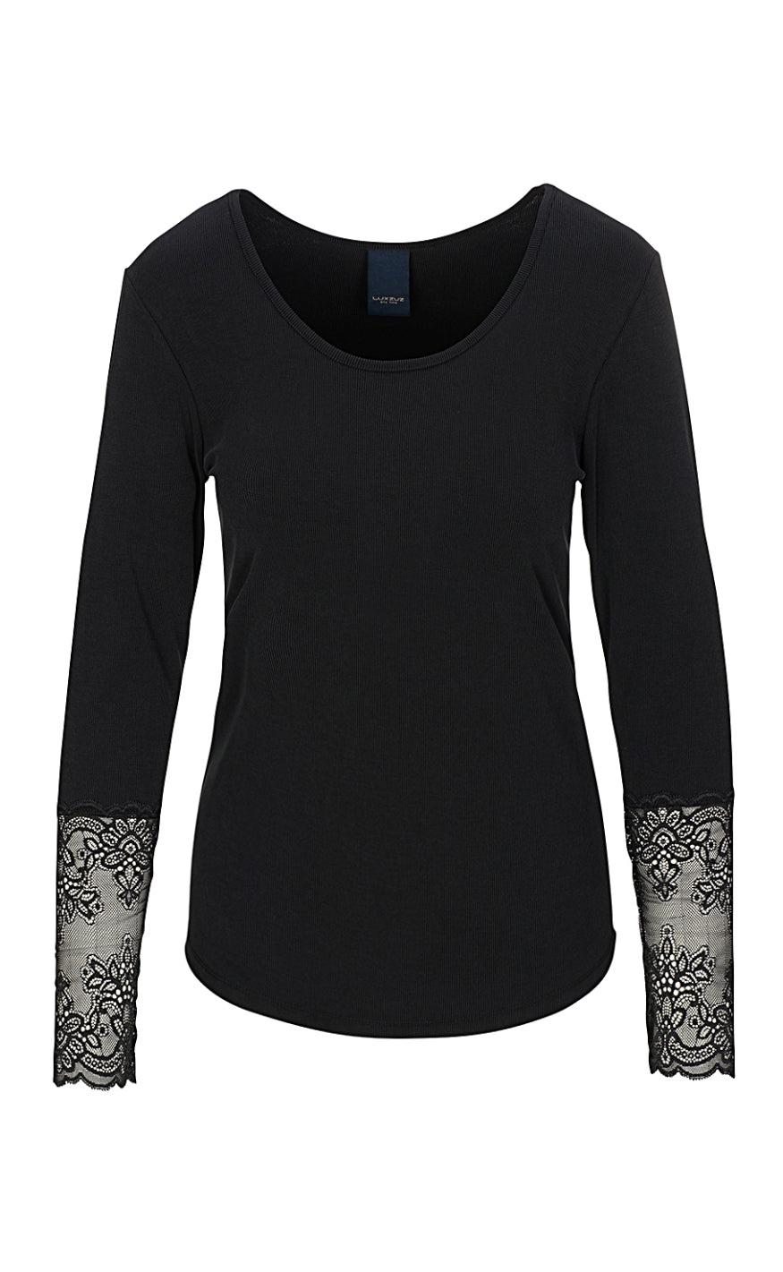 Bluse   Gitte   Black fra Luxzuz
