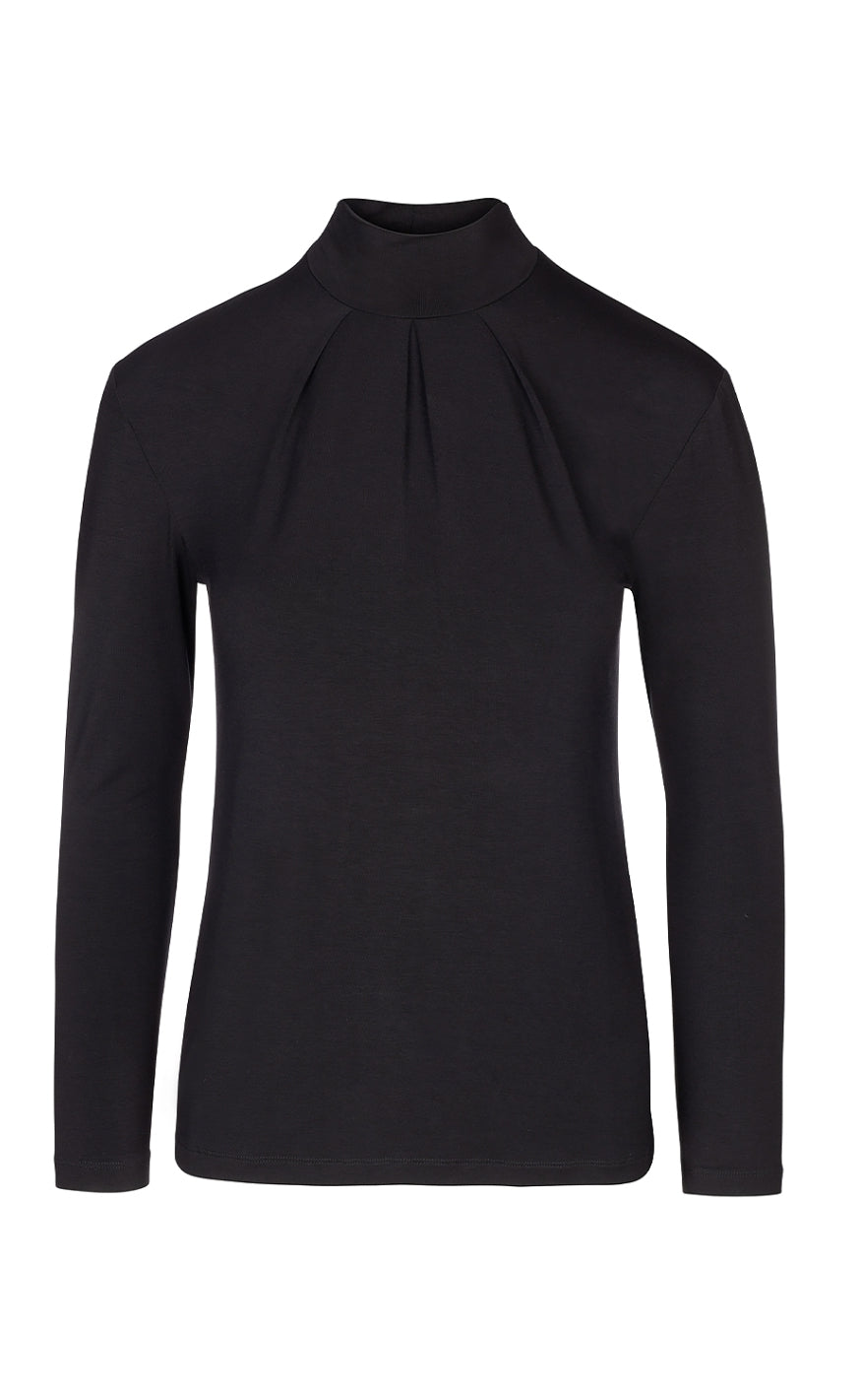 Bluse   Pleroll   Black fra Luxzuz