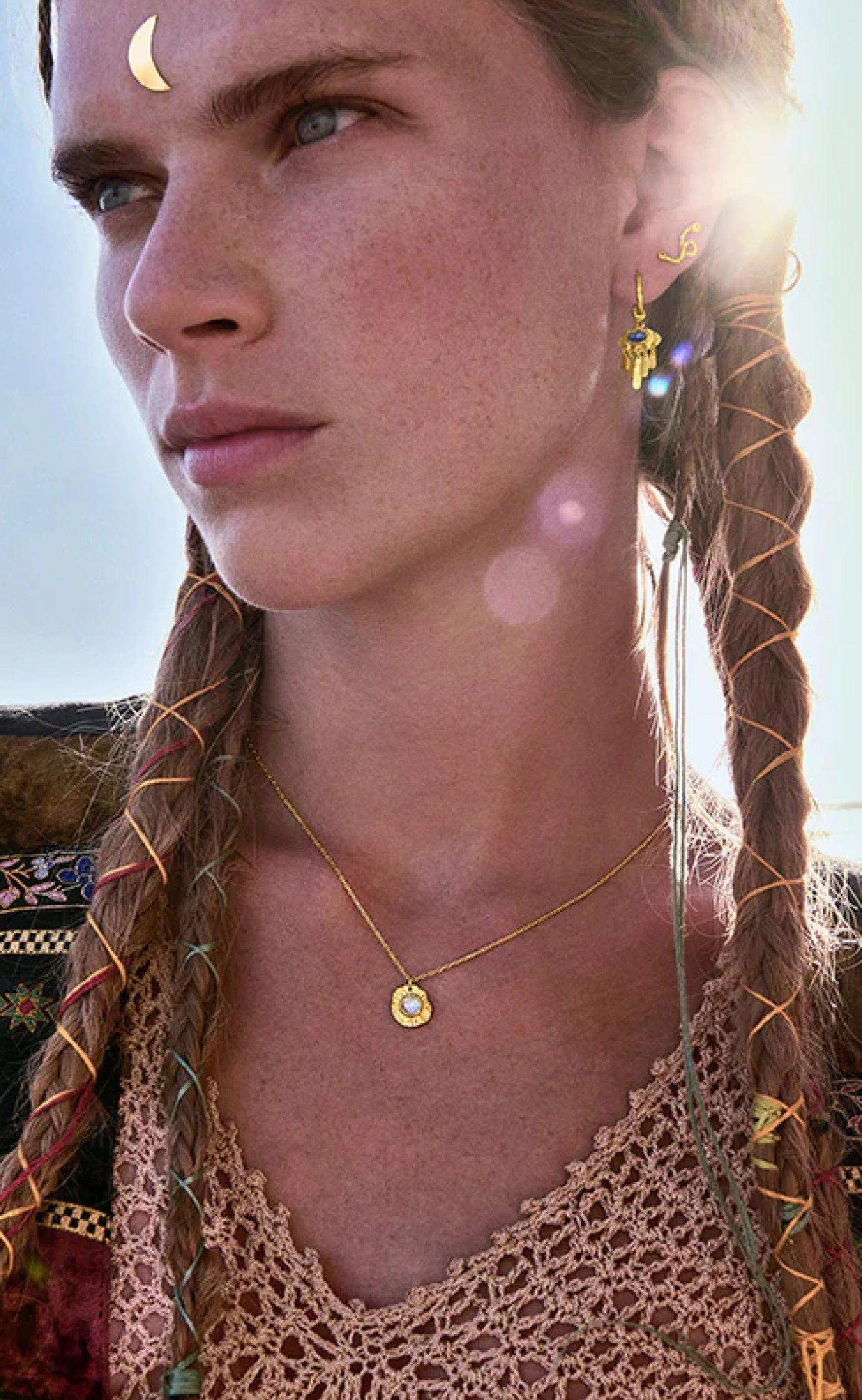 Halskæde   Astra   Gold Colour fra Maanesten