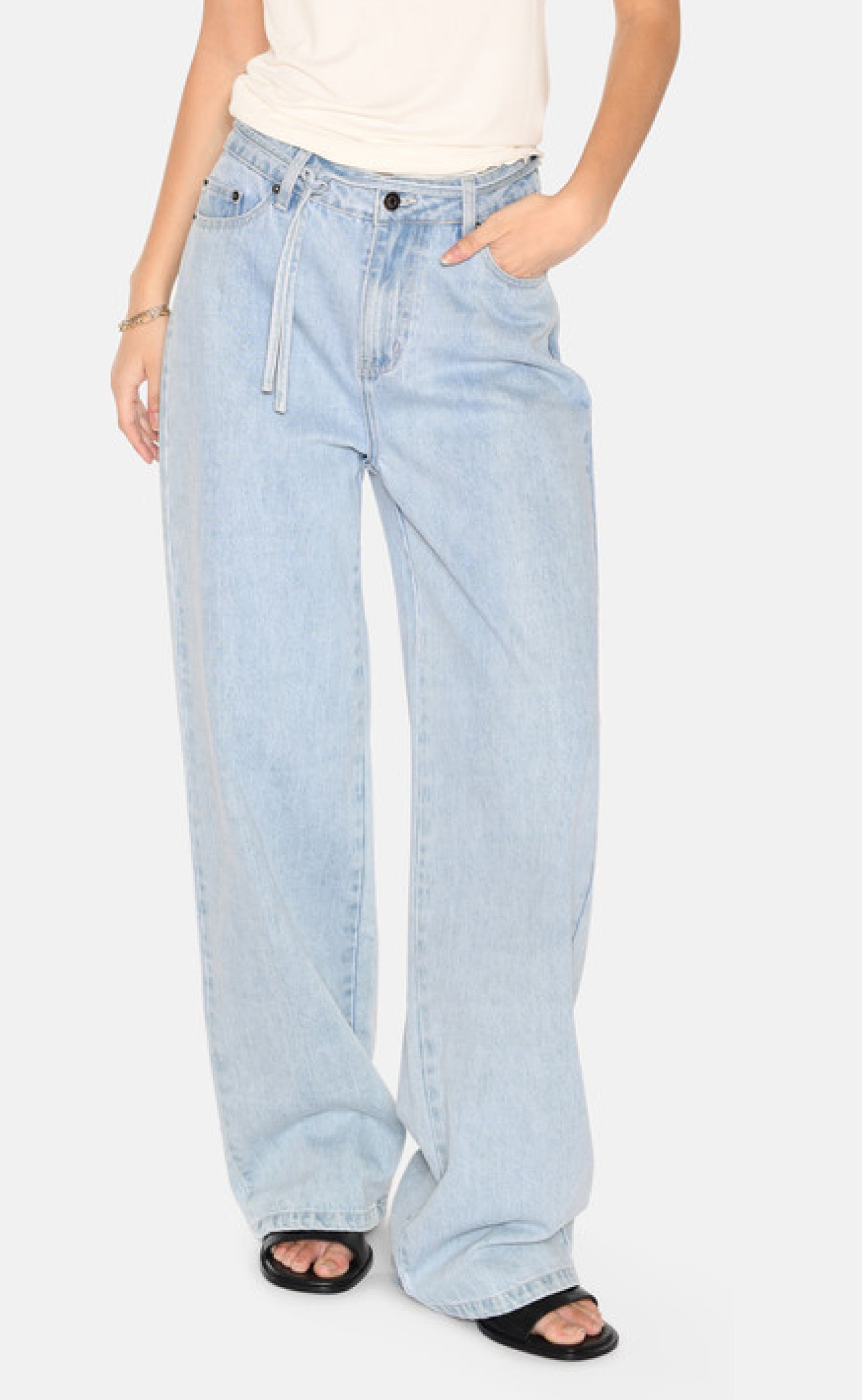 Jeans   Adanna   Light Blue fra Moves