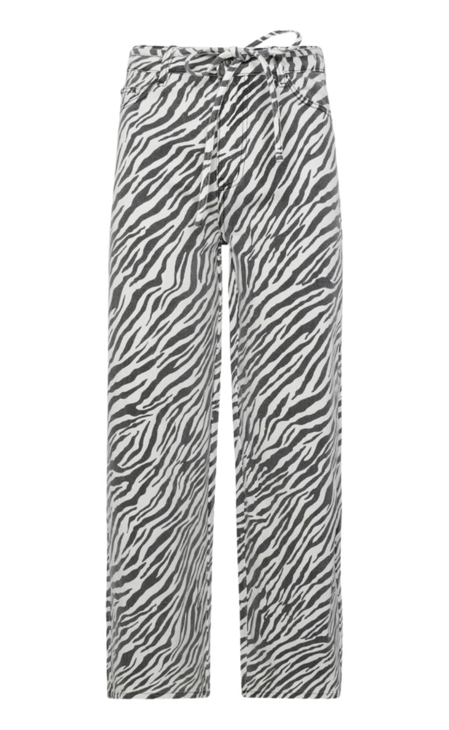 Jeans   Adanna Zebra   Black fra Moves