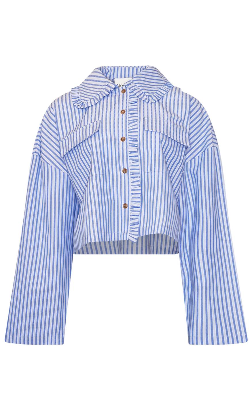 Bluse   Kendyll   Blue Stripe fra Noella