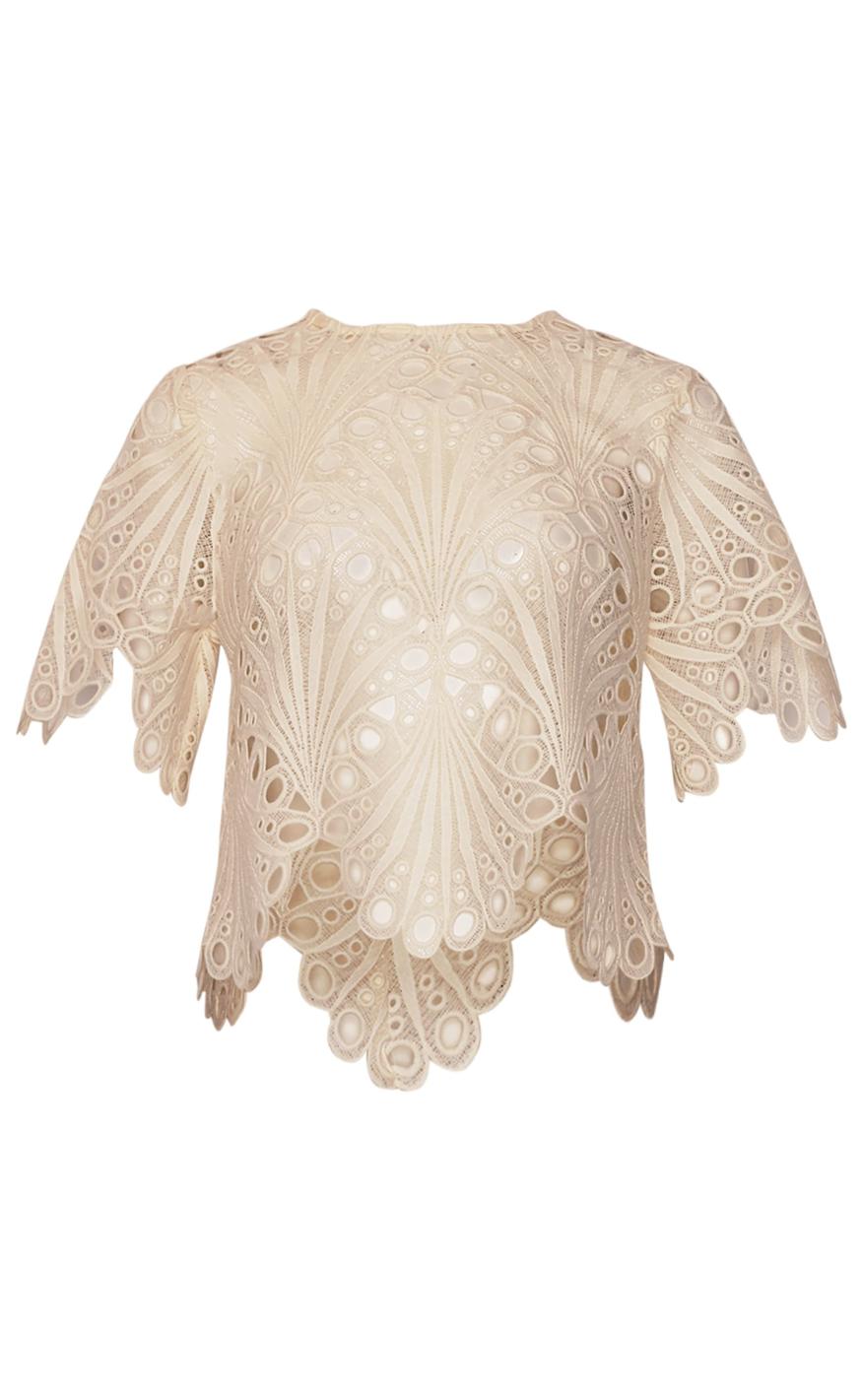 Bluse   Kezzie   Ivory fra Noella