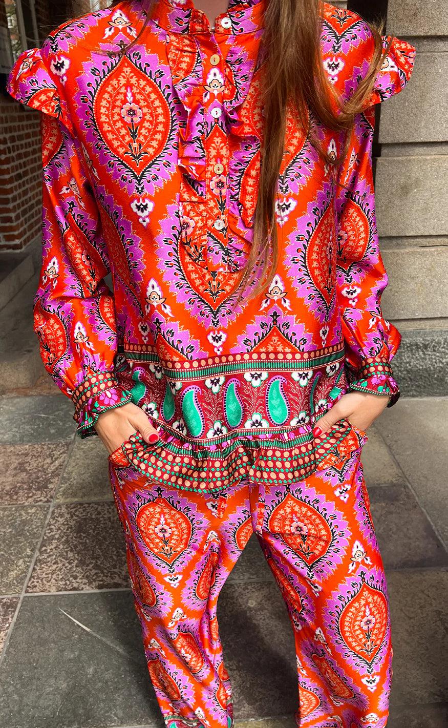 Bluse   Reno   Trisha Print fra Noella