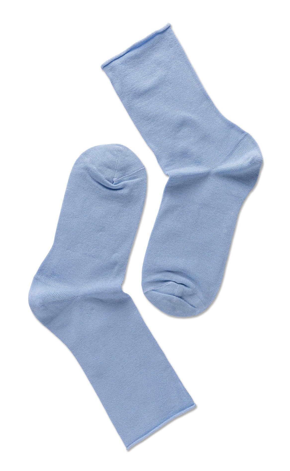 Oroblu Strømper   Note Woman Bamboo Roll   Light Blue fra Oroblã¹