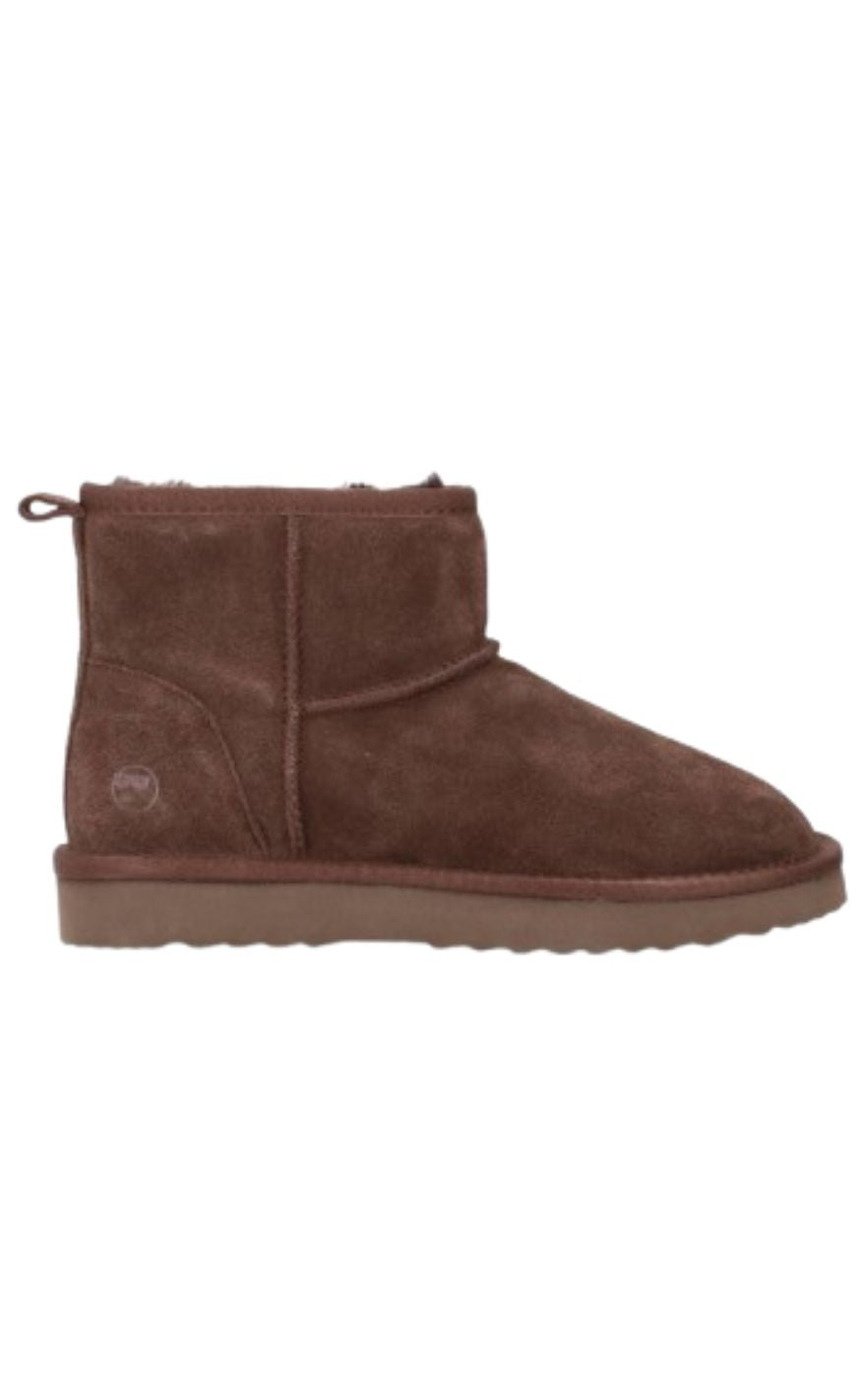 Bamsesko   Dumble   Suede Warm Brown Chestnut fra Phenumb