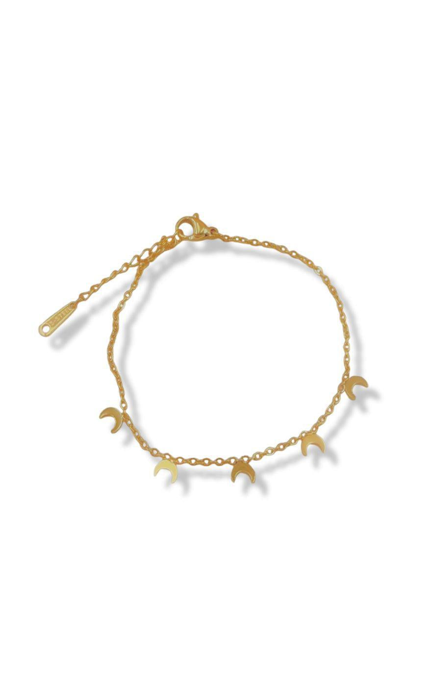 Armbånd   Oslo Moon   Gold Colour fra Smykkeli Copenhagen