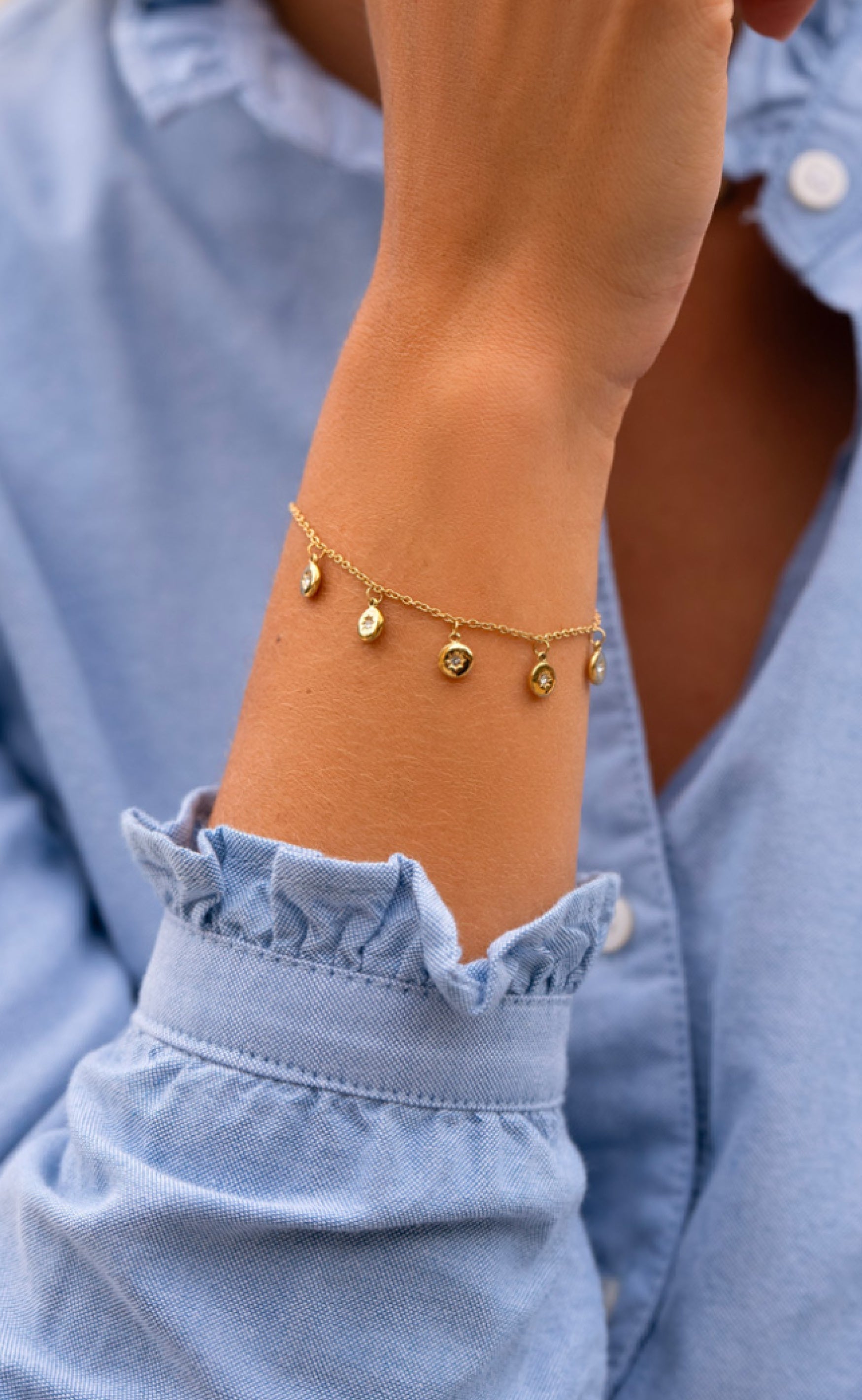 Armbånd   Rome   Gold Colour fra Smykkeli Copenhagen