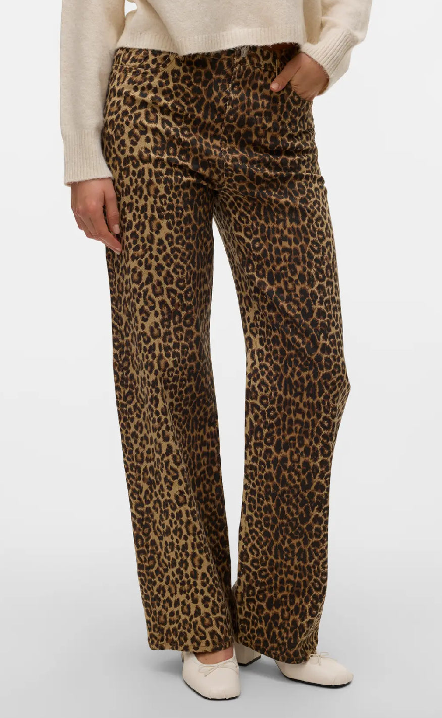 Bukser   Tessa   Silver Mink fra Vero Moda