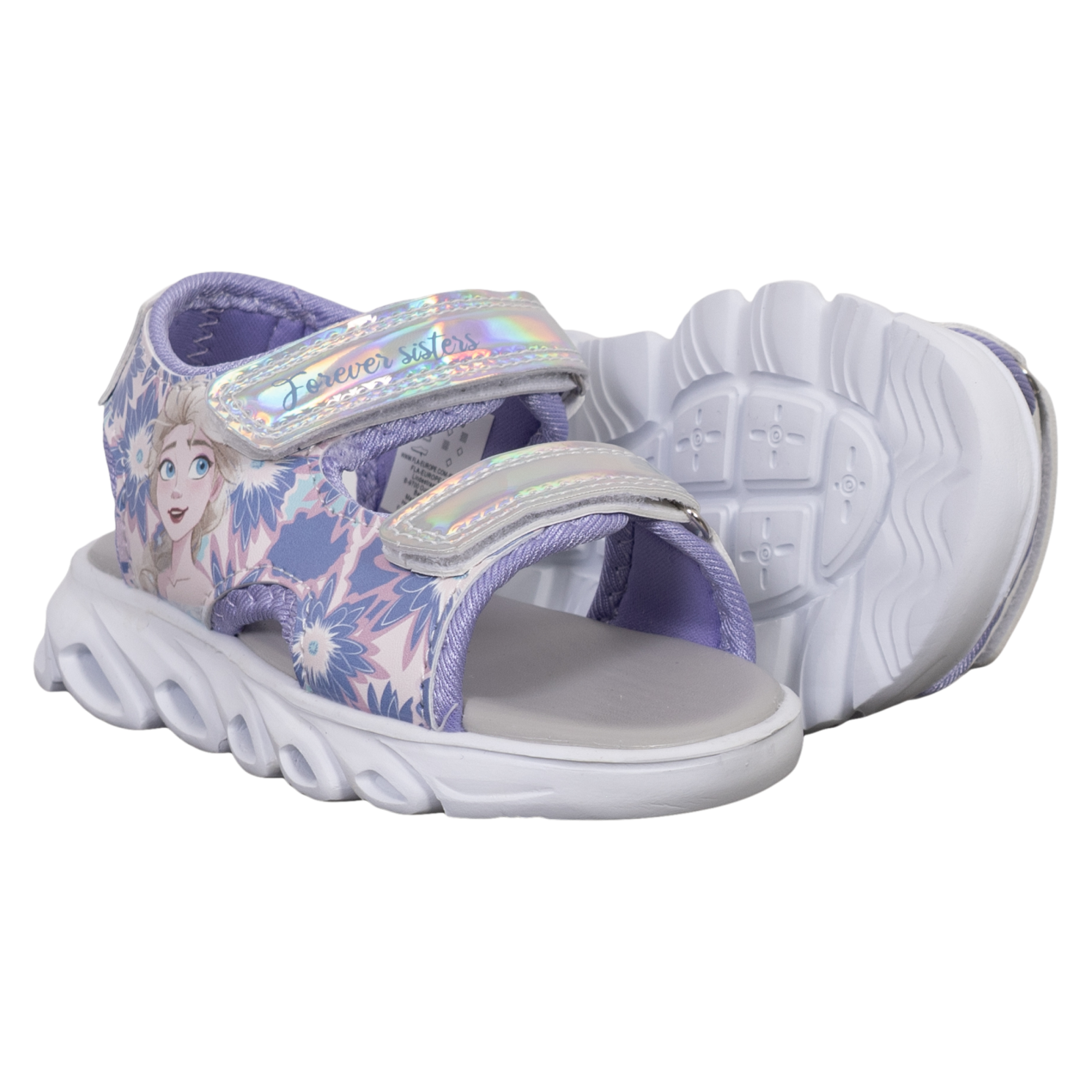 Frozen Pige Sandaler M. Blink   Lilla Sølv   32 fra Disney