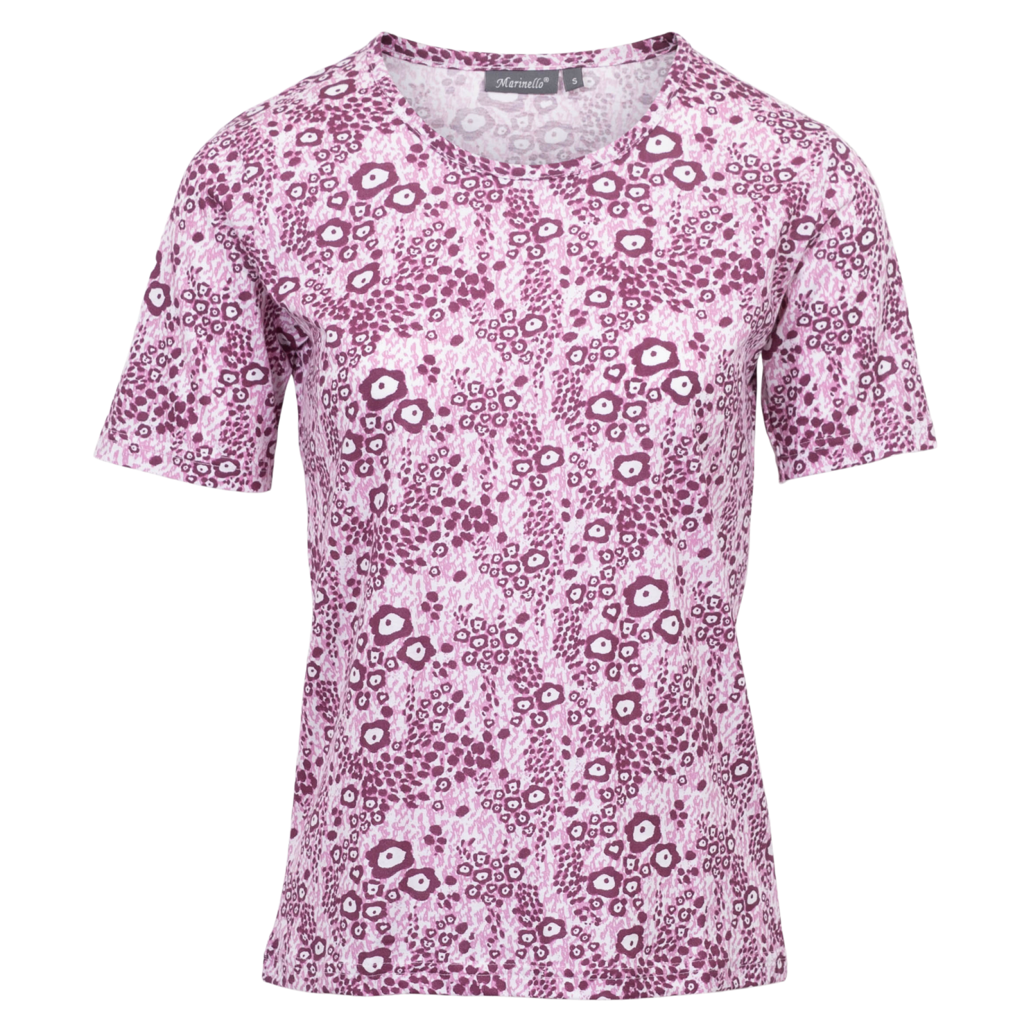 Dame T Shirt   Pink Comb   2 fra Marinello