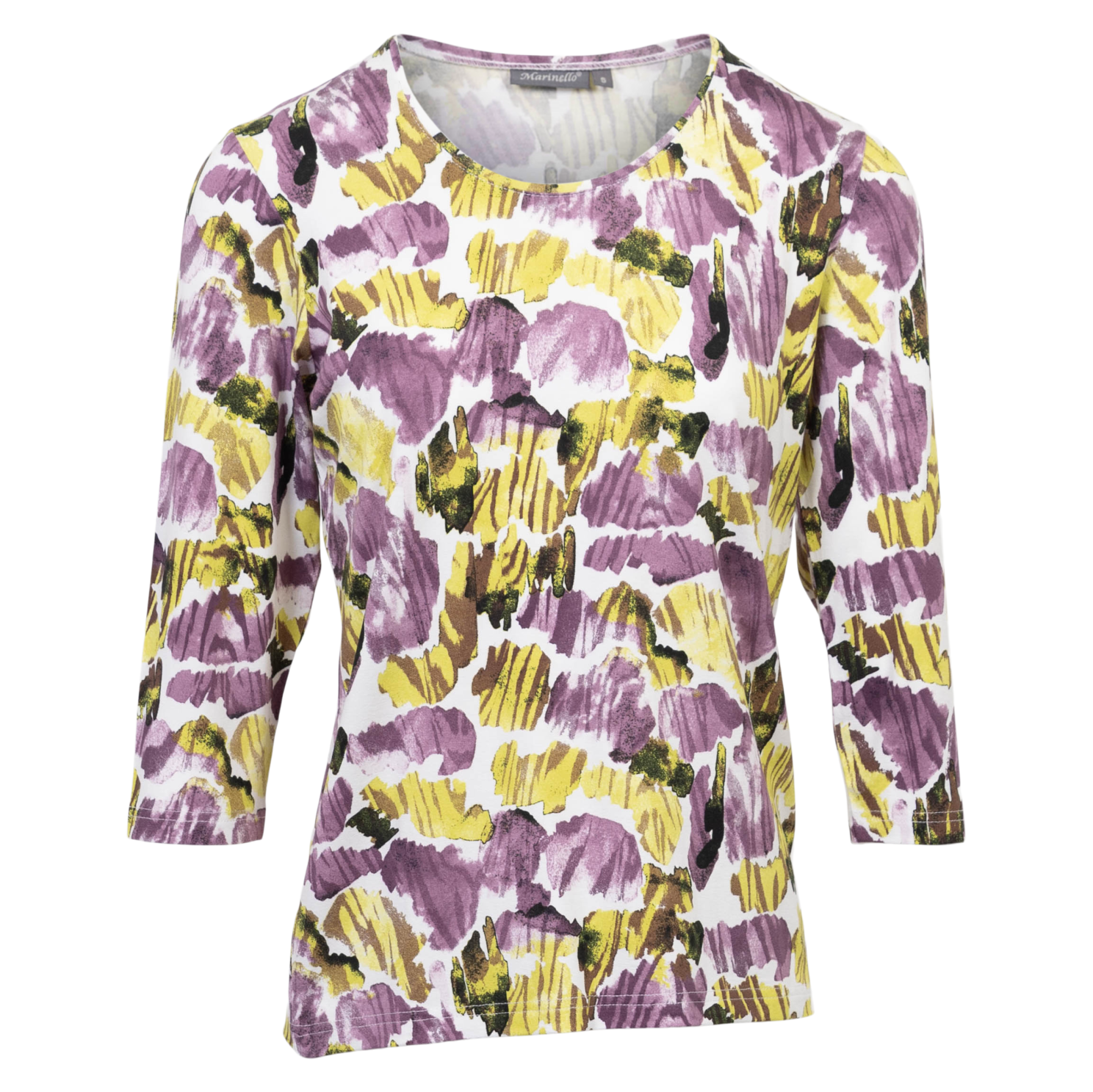Dame T Shirt   Lilac Comb   2 fra Marinello