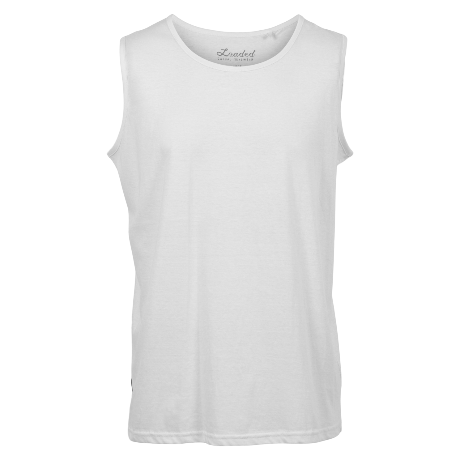 Belfast Herre Tanktop   White   3 fra Loaded