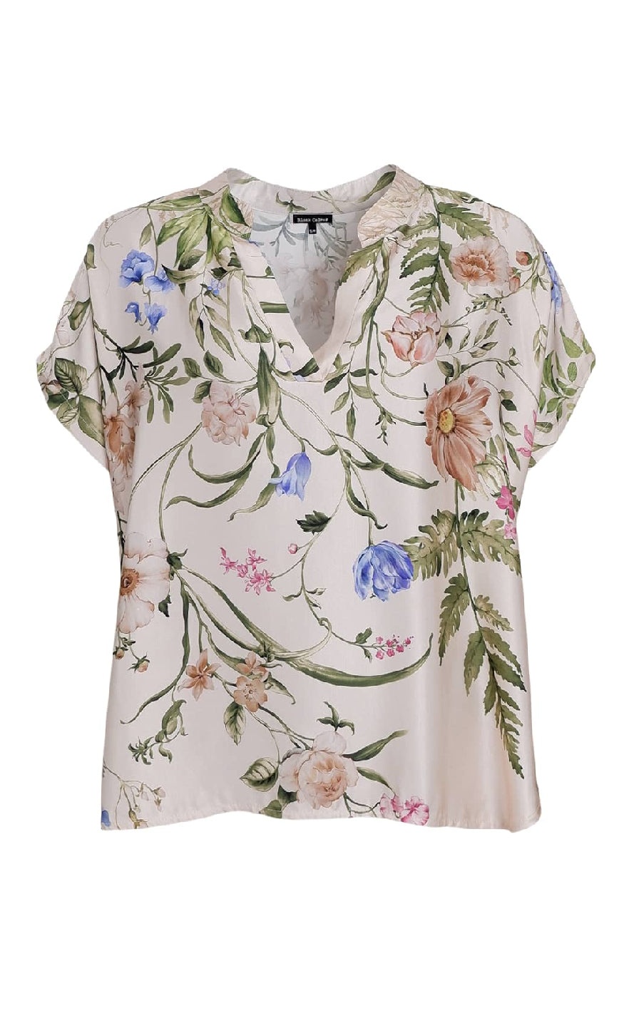 Bluse   Zennia   Champagne Flower fra Black Colour
