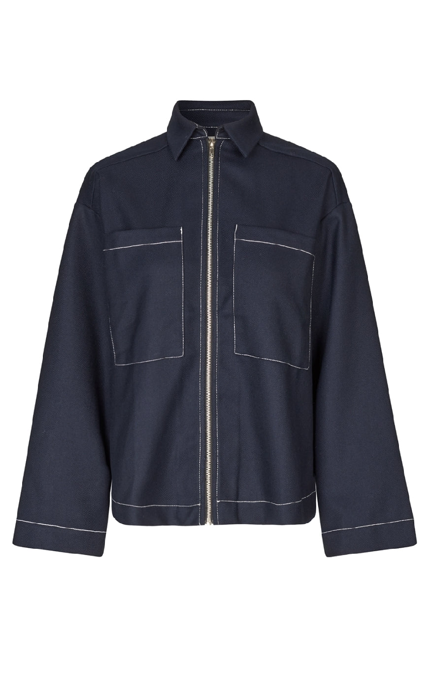 Jakke   Khai   Dark Blue fra Lollys Laundry