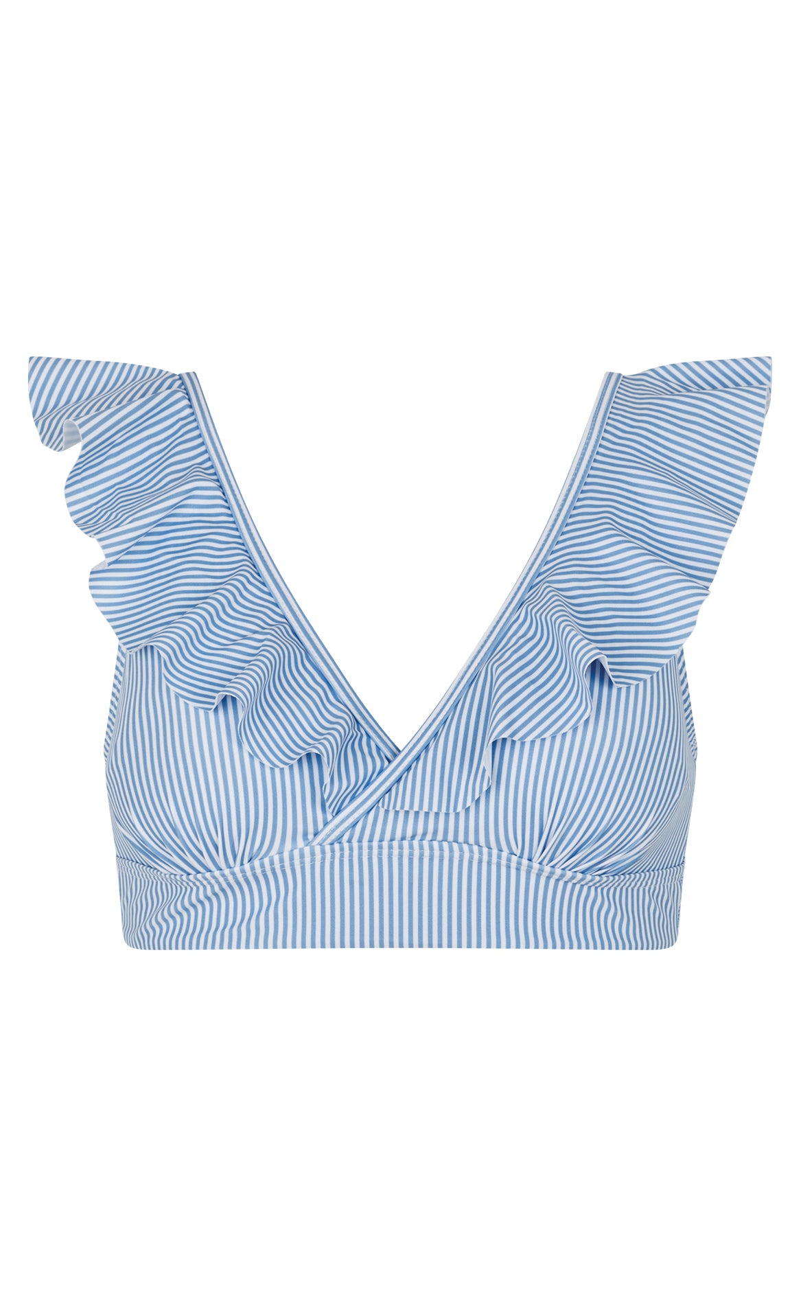Bikini Overdel   Top   Marianna   Blue Stripes fra Unica Copenhagen