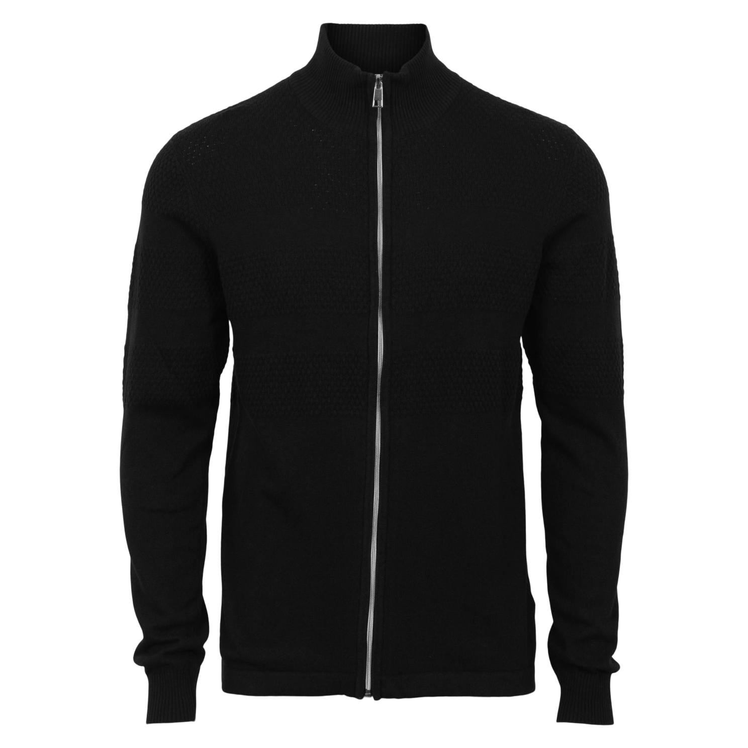 Affleck Herre Cardigan   Black   M fra Marcus