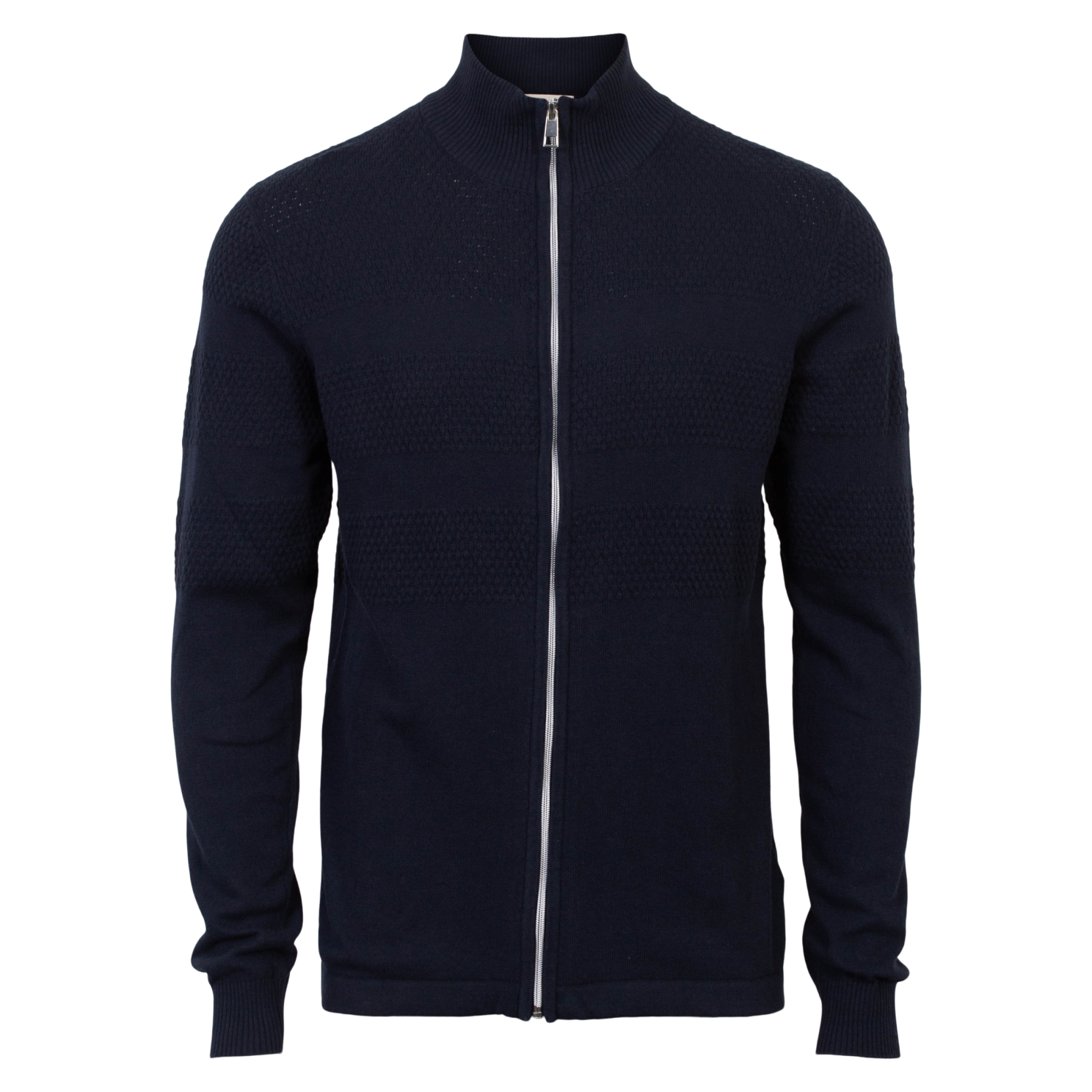 Affleck Herre Cardigan   Dark Navy   M fra Marcus