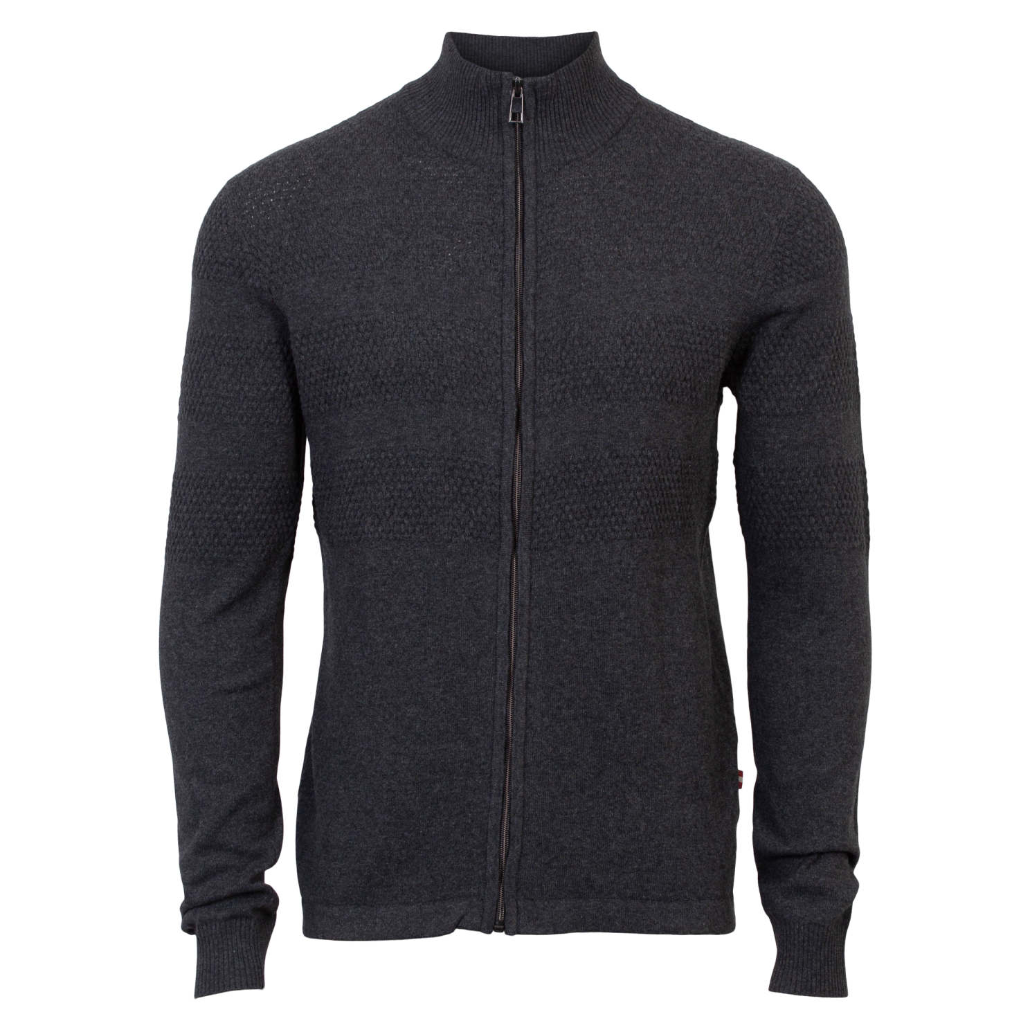 Affleck Herre Cardigan   Dk. Grey Mix   L fra Marcus