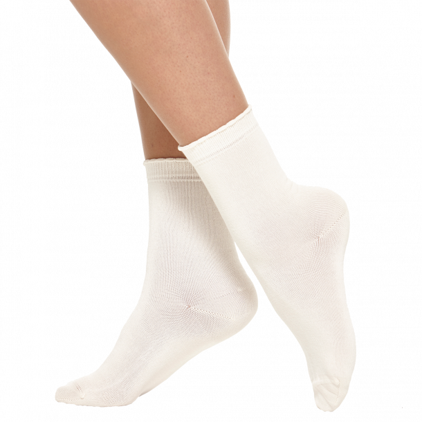 Dame Strømper   Offwhite   40 42 fra Vogue