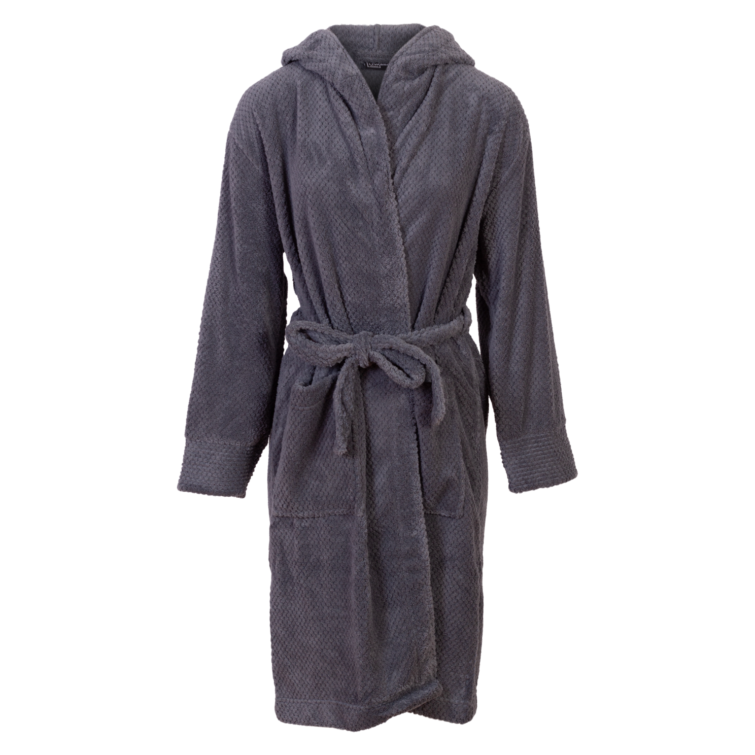 Dame Morgenkåbe   Dark Grey   S fra Livarno Home
