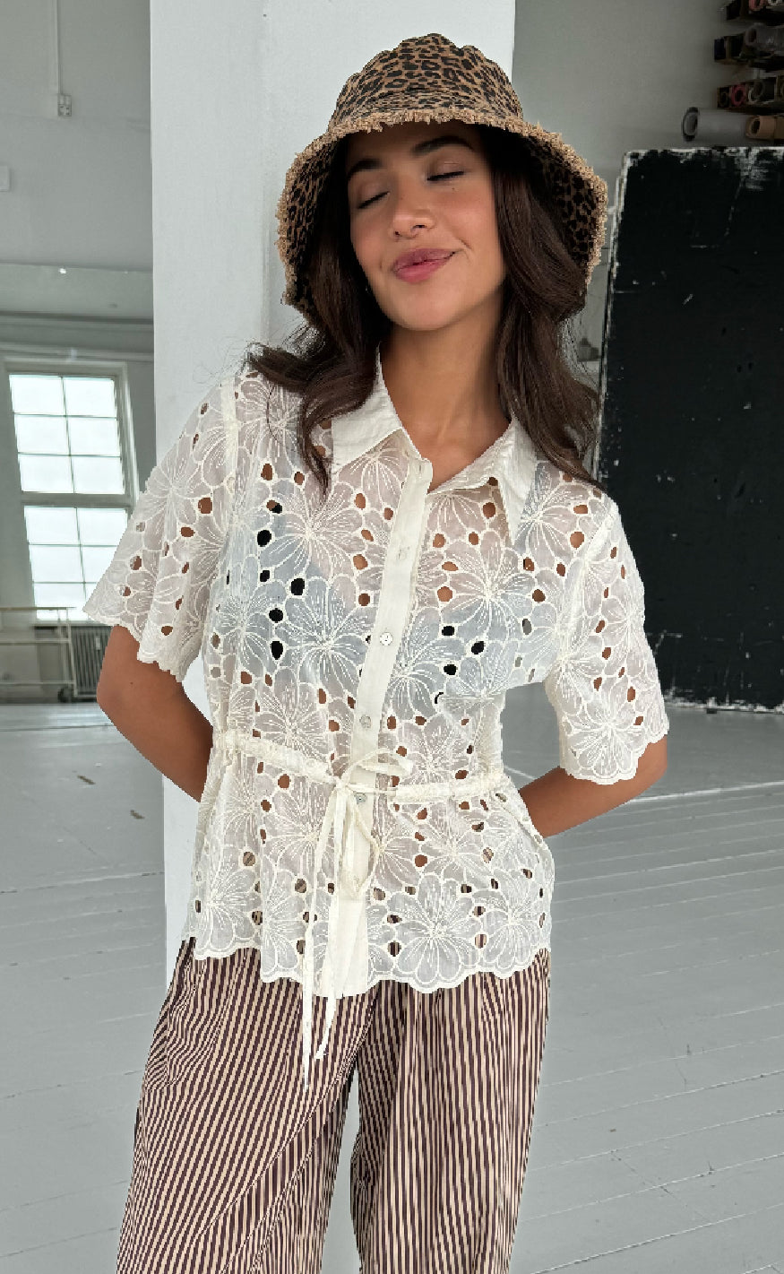 Bluse   June   Off White fra Continue