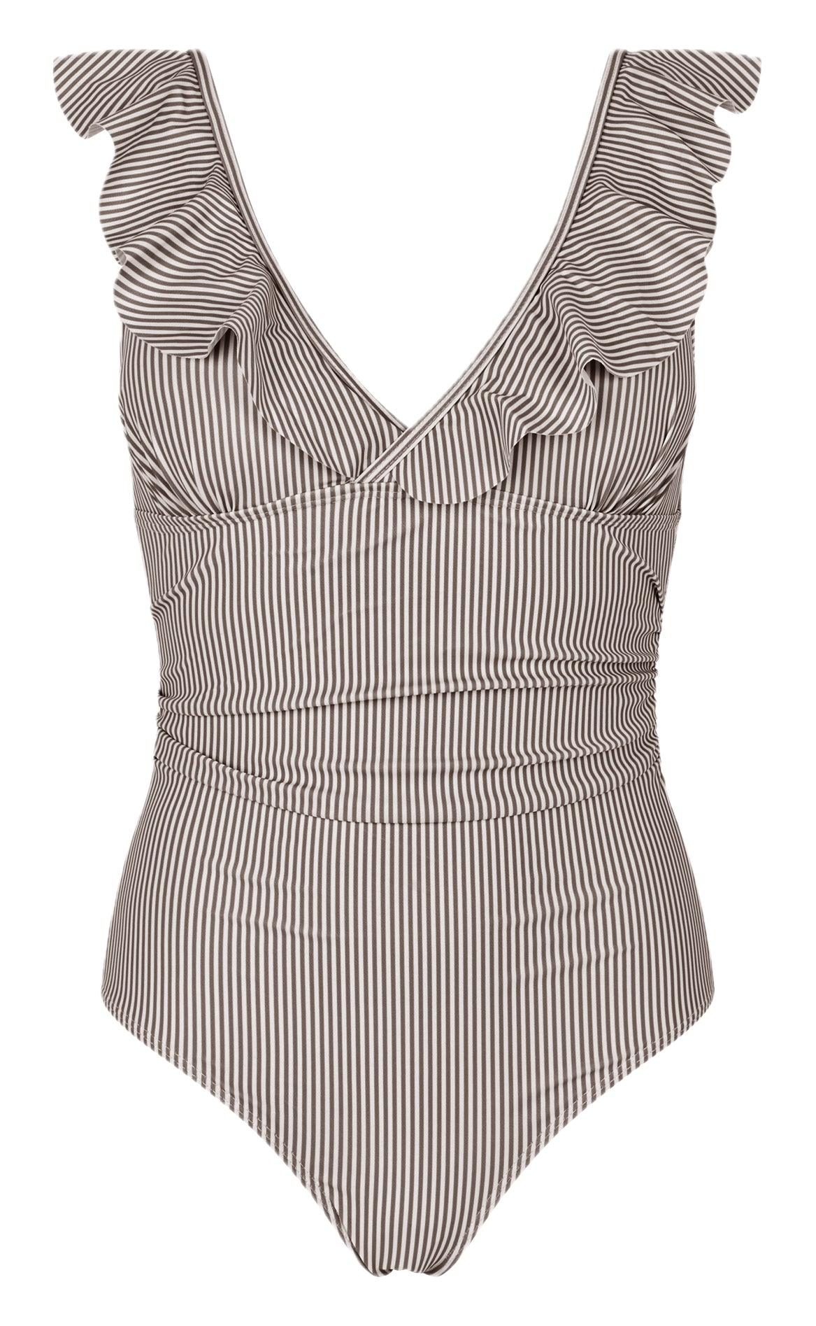 Badedragt   Madina   Brown Stripes fra Unica Copenhagen