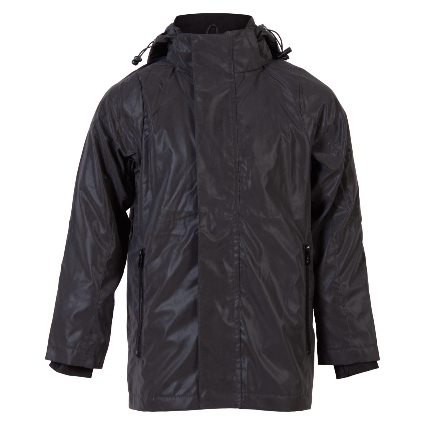 Refleks Børne Jakke   Black Reflective   158 164 fra True North