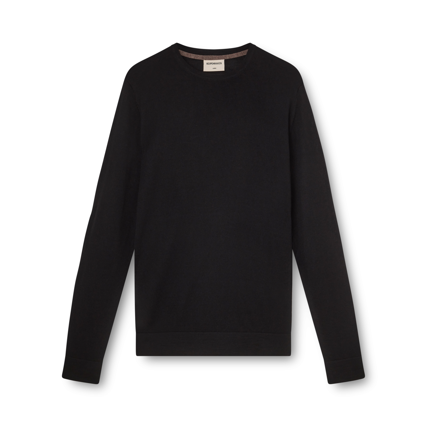 Zolex O Neck Sweater Herre Striktrøje   Black   3 fra Kopenhaken