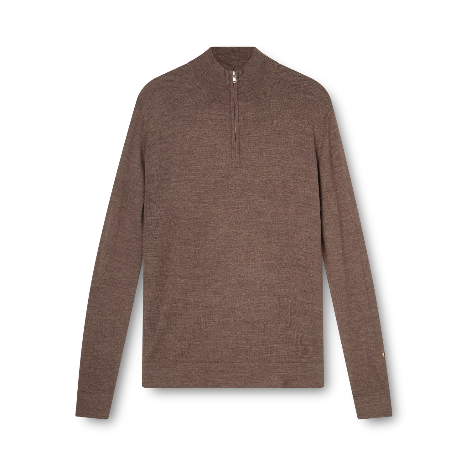 Zolex Half Zip Sweater Herre Striktrøje   Akhil Brown   3 fra Kopenhaken