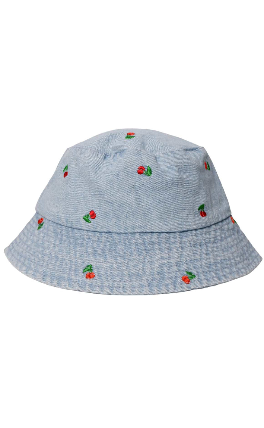 Bøllehat   Maluca   Lt. Blue Denim Cherry fra Black Colour