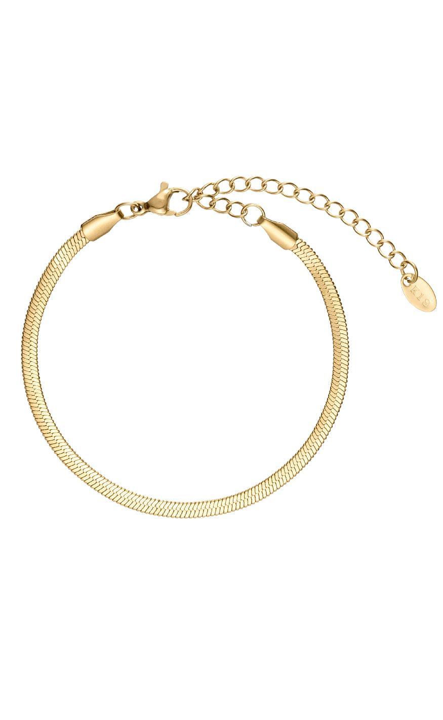 Armbånd   Chicago   Gold Colour fra Smykkeli Copenhagen