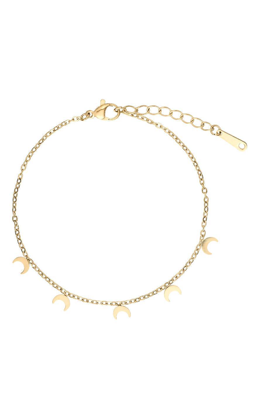 Armbånd   Oslo Moon   Gold Colour fra Smykkeli Copenhagen