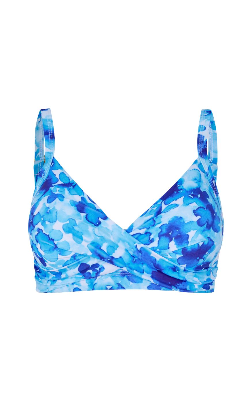 Bikini Overdel   Top   Naya   Blue Flower fra Unica Copenhagen
