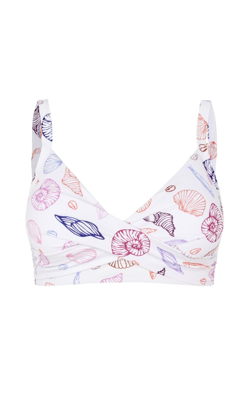 Bikini Overdel   Top   Naya   White Seashell fra Unica Copenhagen