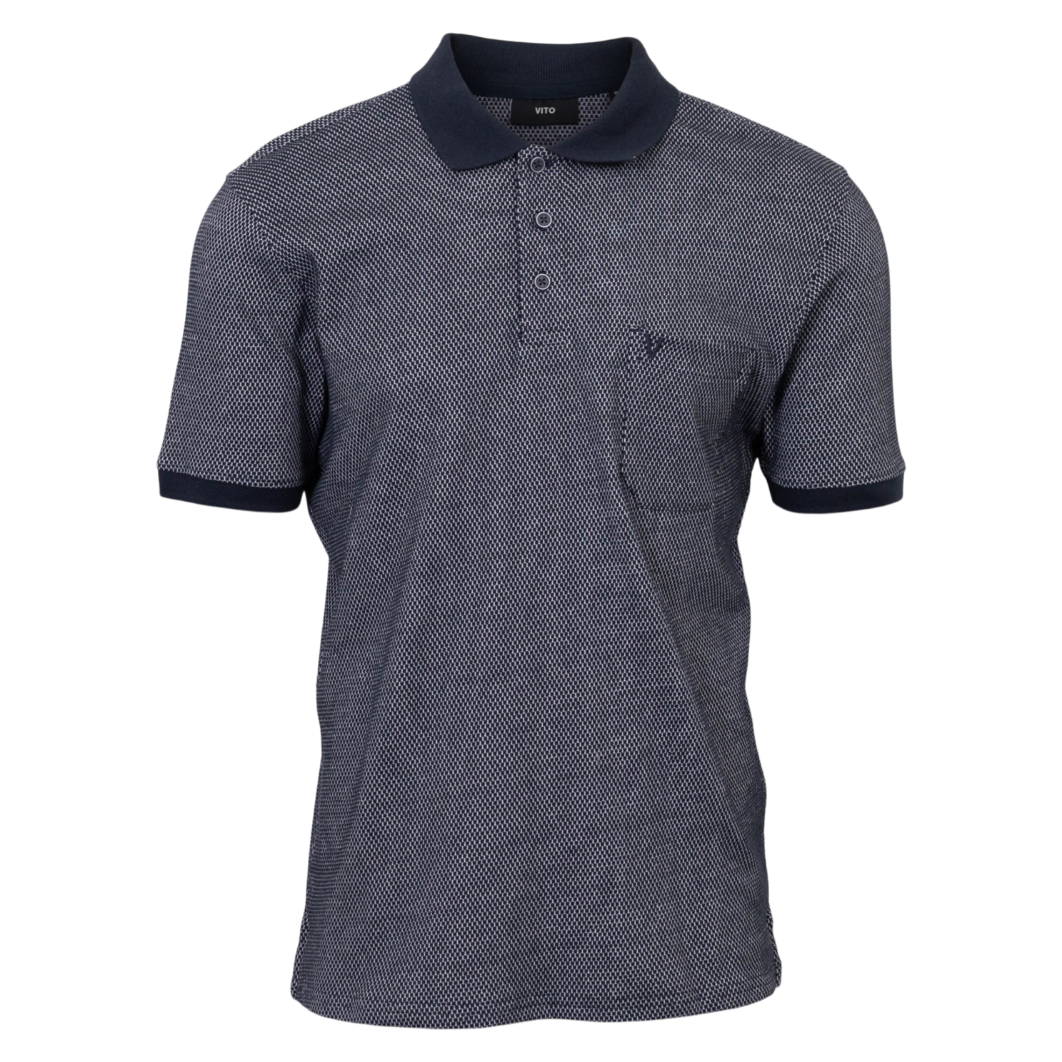 Dorset Herre Polo   Naval Blue   3 fra Vito