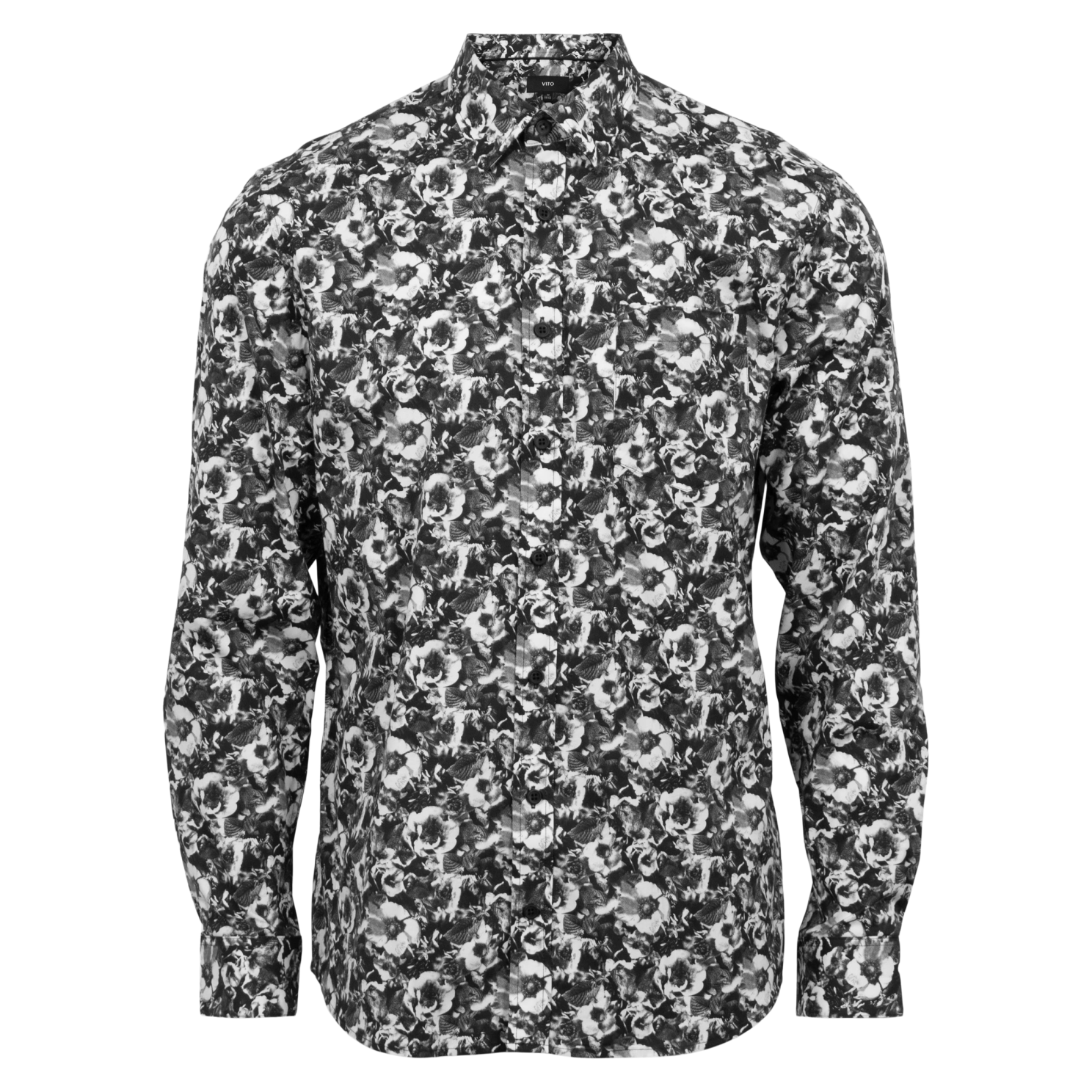 Elron Herre Skjorte   Jet Black   3 47 48 fra Vito